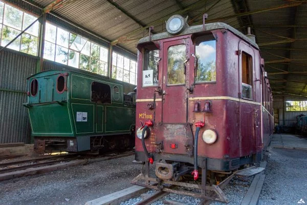 Ekspozycja taboru Považská Lesná železnica