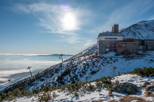 Encián - widok na Nízke Tatry