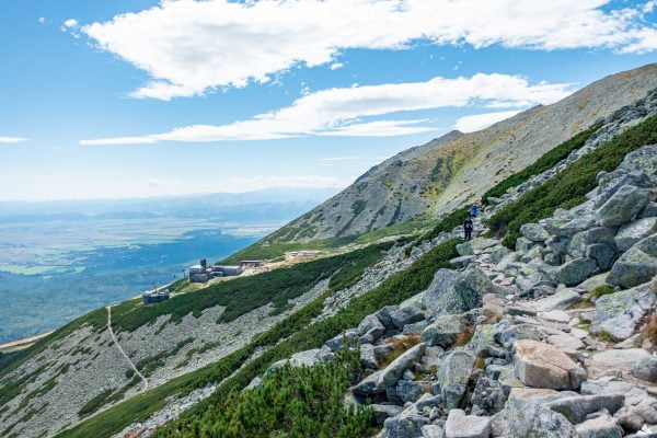 Widok na Lomnický hrb